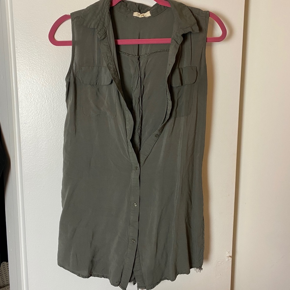 Love Notes - long button down Shirt